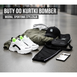 Kengät bomber-takkiin – kuinka luoda muodikas, urheilullinen tyyli?