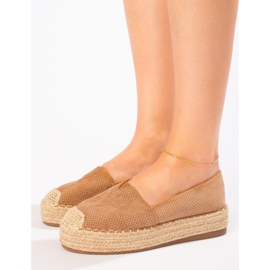 SHELOVET Espadrillit lavalla ruskea 2
