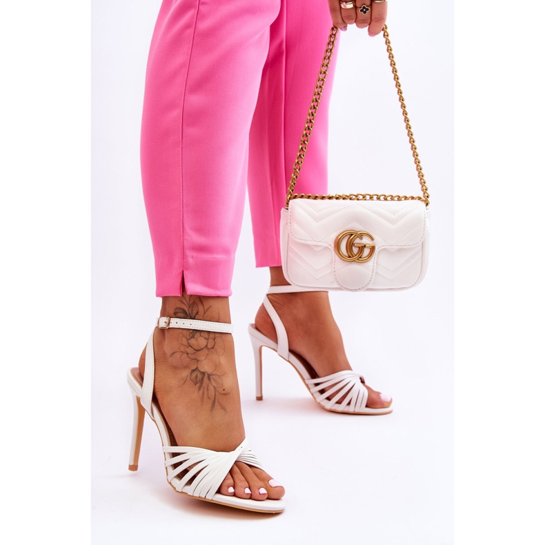 Naisten korkeakorkoiset sandaalit Valkoinen My Darling 1