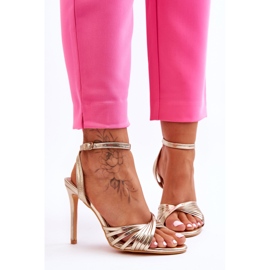 Naisten kultaiset My Darling -korkokengät kultainen 1