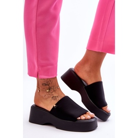 Naisten Platform Tossut Musta Carmela 2