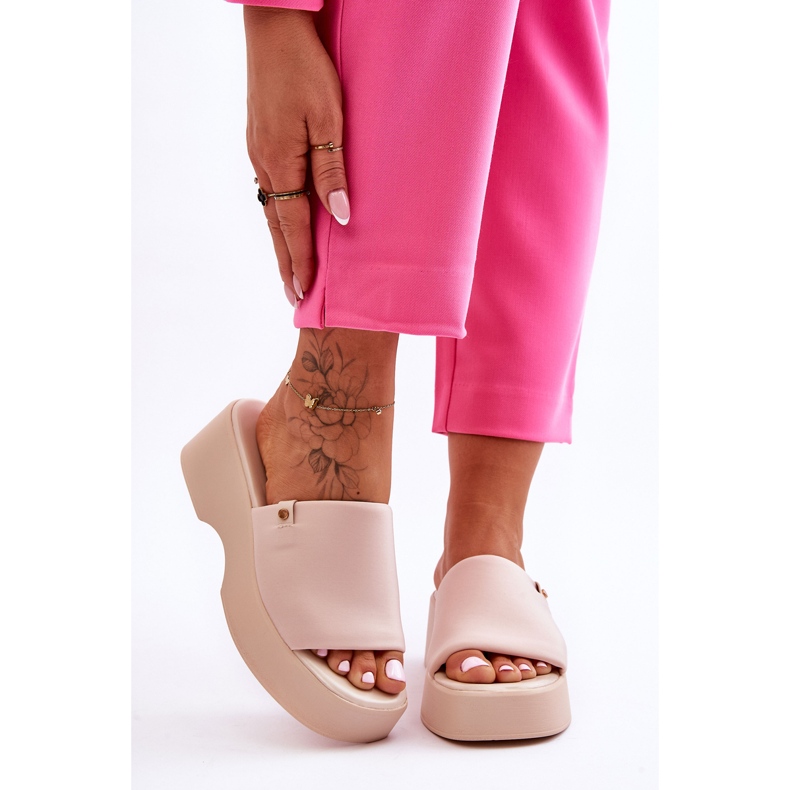 Naisten Platform Tossut Beige Carmela 2