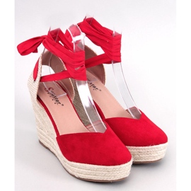 Francis Red wedge espadrillit punainen 1 Francis Red wedge espadrillit punainen 1