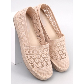 Terian Beige harjakattoiset espadrillit 1
