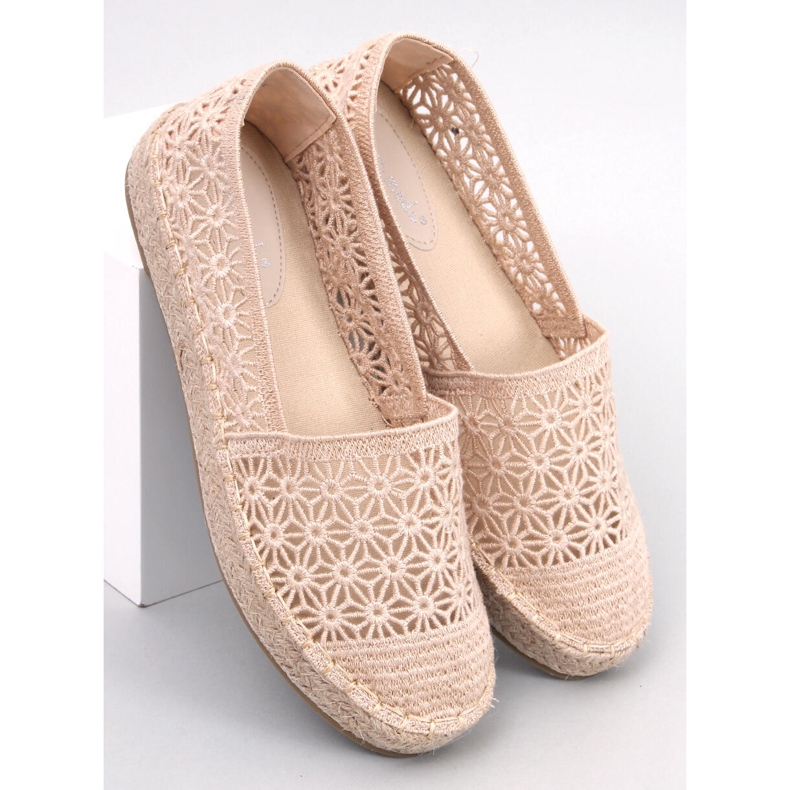 Terian Beige harjakattoiset espadrillit 1