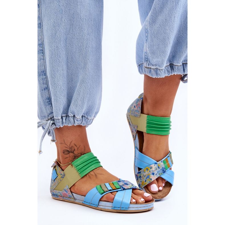 Nahkasandaalit Welt Maciejka 03375-34 Blue sininen 2