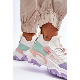 PS1 Naisten Slip-on-lenkkarit, valkoinen/violetti Keaton 2