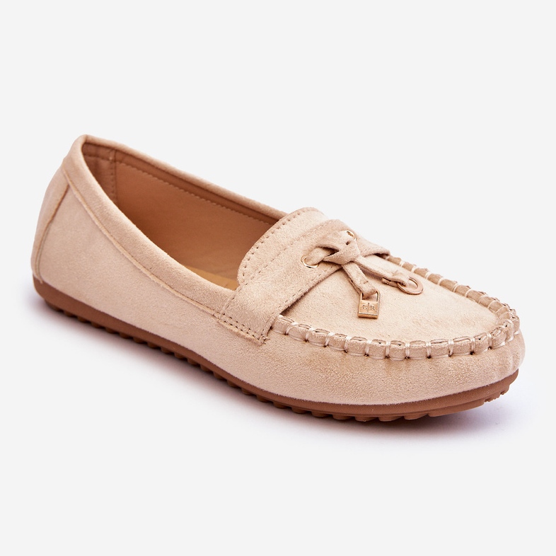 PS1 Klassiset mokkanahkaiset loafers beige Good Time 1