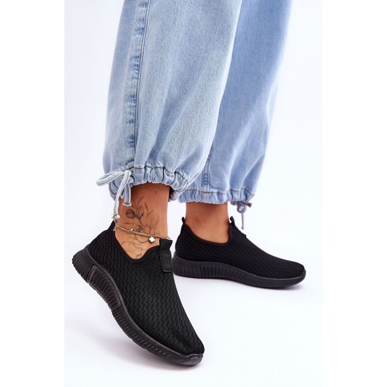 PM1 Klassiset mustat Frankie Slip-On -urheilukengät 2