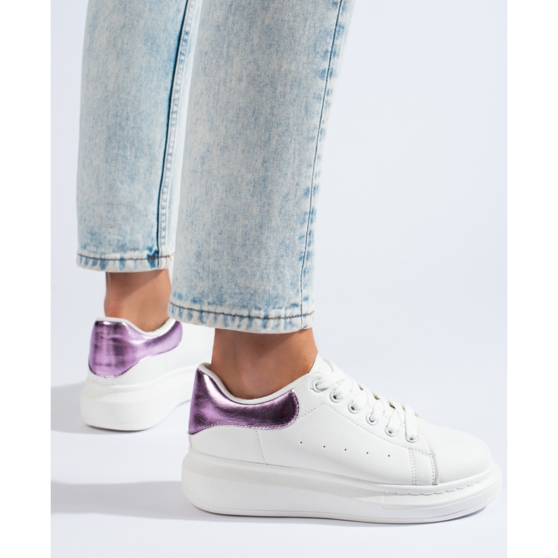 Valkoiset Shelovet naisten urheilukengät valkoinen 1