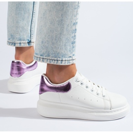 Valkoiset Shelovet naisten urheilukengät valkoinen 2