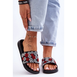 Naisten tossut hymiöillä Musta Cosette 2