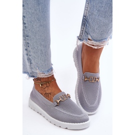 PM1 Naisten Slip-On koristellut tennarit Harmaa Alena 1