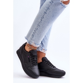 PM1 Merida Black Lace-up Platform nahkaiset urheilukengät musta 1