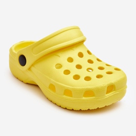 Lasten Foam Crocs Slides Keltainen Percy 1