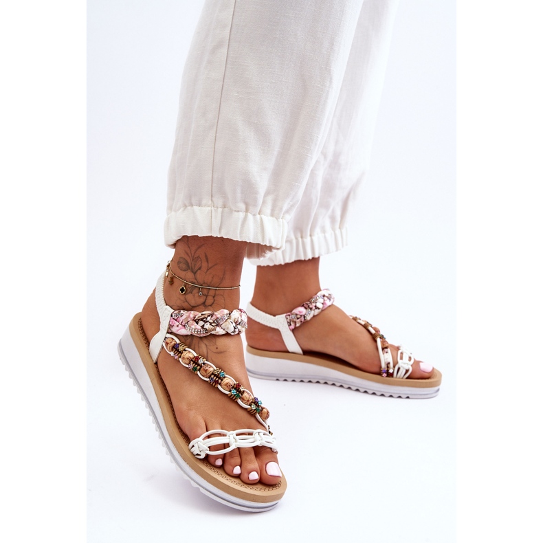 Mukavat Naisten Wedge Sandaalit Valkoinen Jodie 1