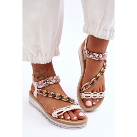 Mukavat Naisten Wedge Sandaalit Valkoinen Jodie 2