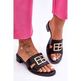 PG1 Naisten tyylikkäät tossut, joissa on koristelu Musta Atlantis 1