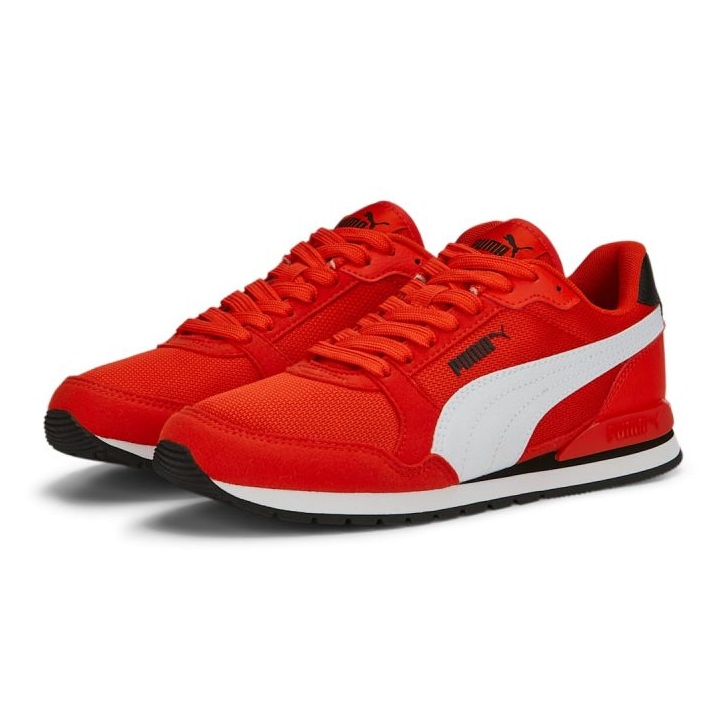 Puma St Runner v3 verkkokengät 385510 17 punainen 1