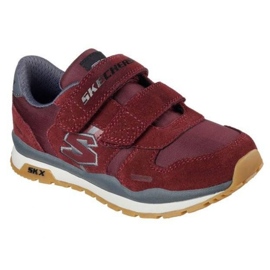 Kengät Skechers Throwbax Jr 97360L/BURG punainen 1