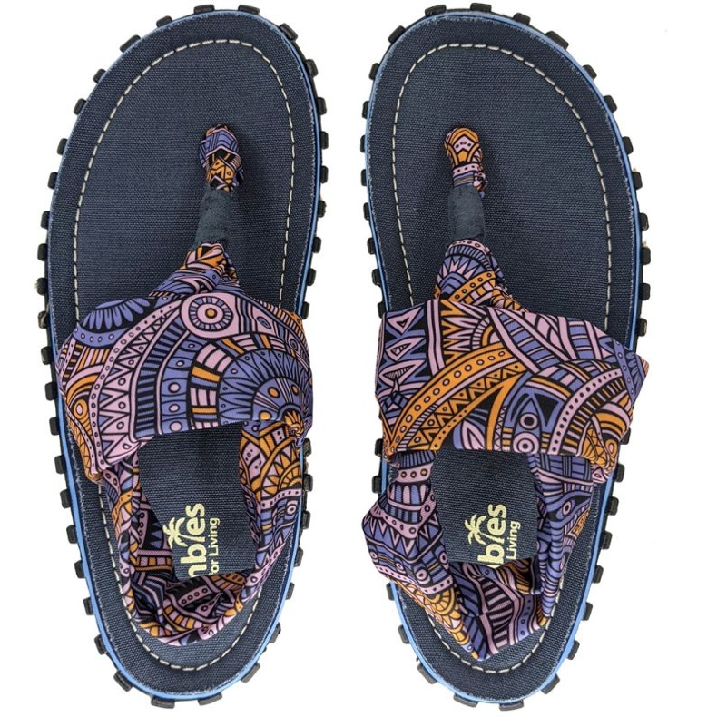Gumbies Slingback Flip Flops W G-SB-WN-AZTEC monivärinen 1