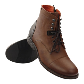 Talvisidettävät saappaat Pilpol PC6009 ruskea 3