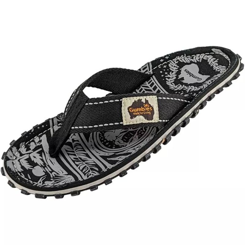 Gumbies Midnight Flip Flops GU-FFISL108 musta 2