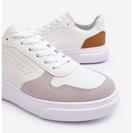 WJ1 Miesten valkoiset Castiel-nauhalliset urheilukengät valkoinen 2