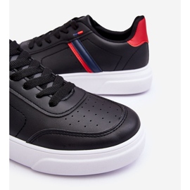 WJ1 Miesten klassiset tennarit, musta ja punainen Enrique 2