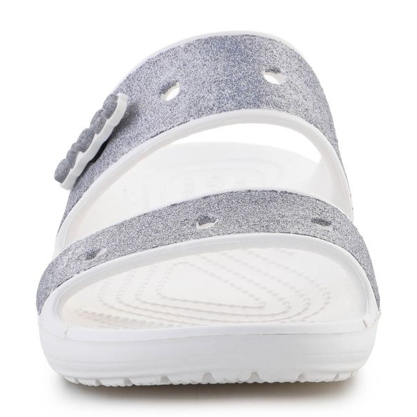 Crocs Classic Croc Glitter Ii sandaalitossut W 207769-90H harmaa 1