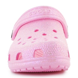 Crocs Classic Glitter Clog K Jr 206993-6S0 vaaleanpunainen 1