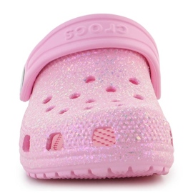 Crocs Classic Glitter Clog K Jr 206992-6S0 vaaleanpunainen 1