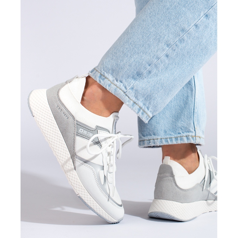 Naisten tennarit Big Star JJ274A196 valkoinen 1