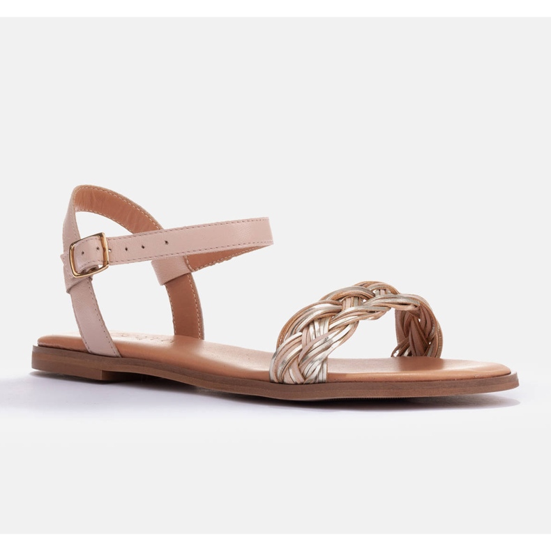 Marco Shoes Litteät sandaalit beige 1