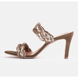 Marco Shoes Sandaalit, joissa punottu olkaimet vihreä 2