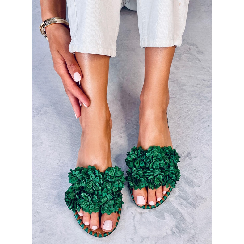 Prima Green -kukkatossut vihreä 2