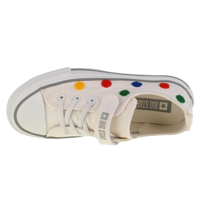 Lasten tennarit tarranauhalla Big Star JJ374053 Valkoinen 5