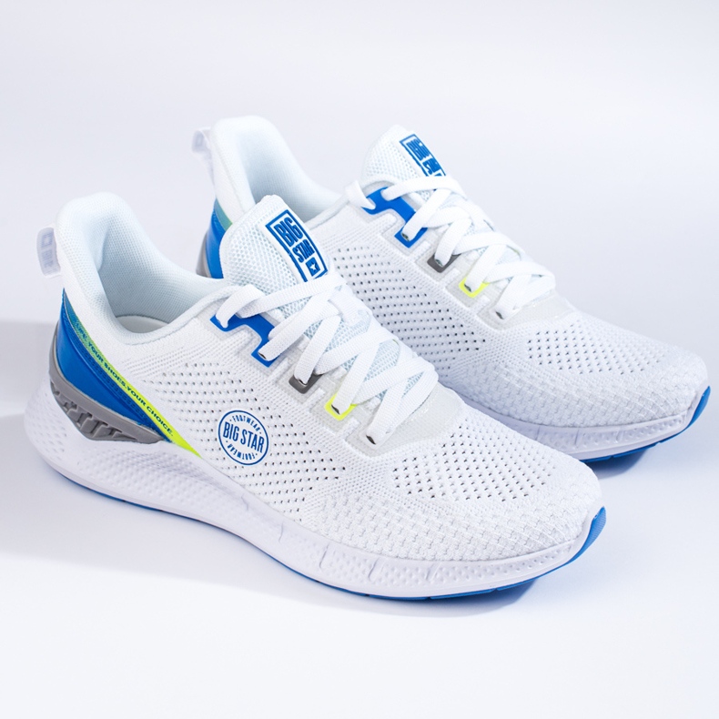 Big Star LL174102 miesten valkoiset urheilukengät valkoinen 1