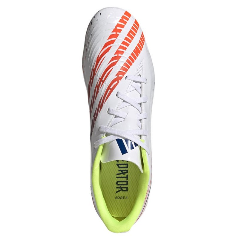 Adidas Predator Edge.4 FxG M GW0989 jalkapallokengät valkoinen valkoinen 1