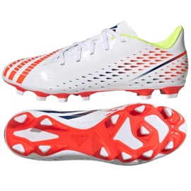 Adidas Predator Edge.4 FxG M GW0989 jalkapallokengät valkoinen valkoinen 3