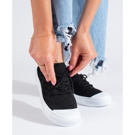 Naisten tekstiilimustat Shelovet-lenkkarit 1