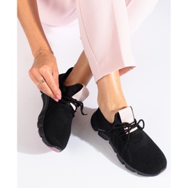 Shelovet mustat kevyet urheilukengät 1