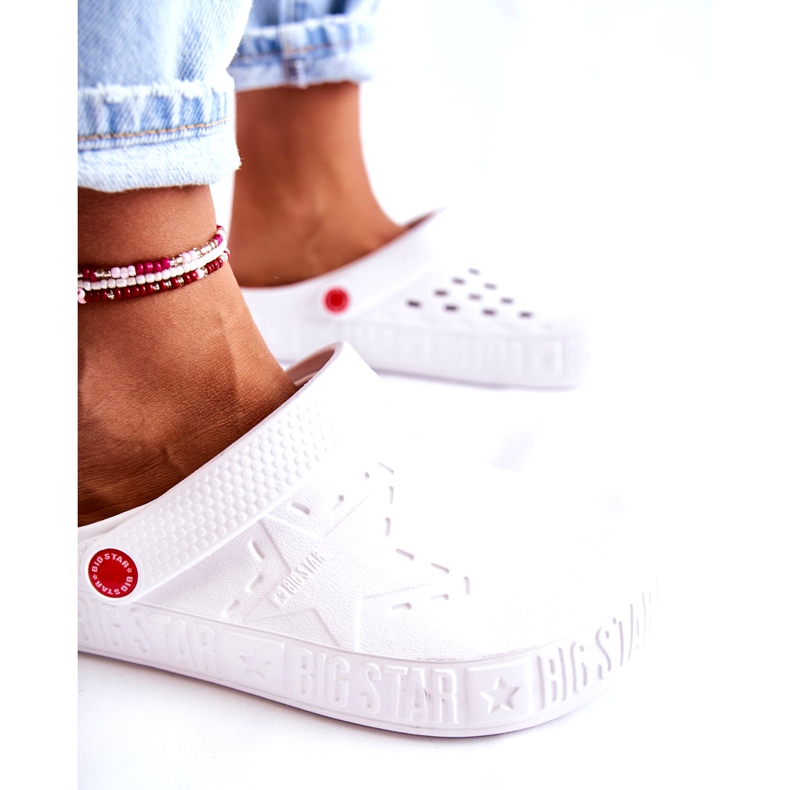 Naisten kevyet tossut Kroks Big Star II275003 Valkoinen 3