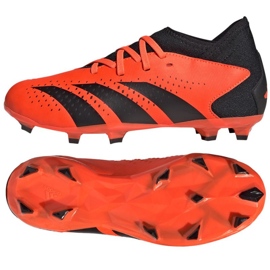Adidas Predator Accuracy.3 Fg Jr GW4608 jalkapallokengät oranssi appelsiinit ja punaiset 1