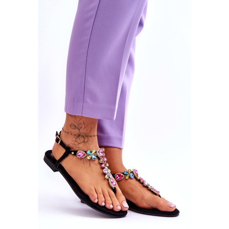 Suede varvastossut Stones Black France musta 6