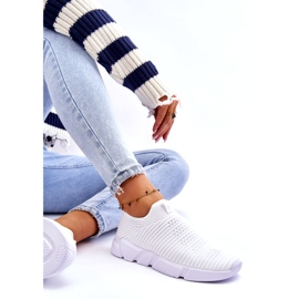 Naisten urheilukengät Slip-on Big Star DD274460 Valkoinen 5