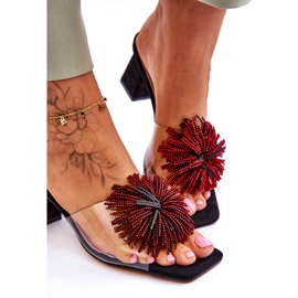 Naisten läpinäkyvät korkokengät S.Barski KV-AP658-1 Musta 5