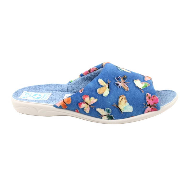 Adanex Naisten tossut Sara 25373 Butterflies sininen 1