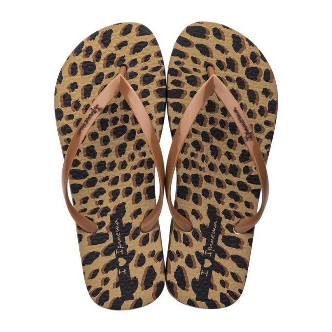 Ipanema Animale Print Ii Fem Flip Flops W 83306 AJ138 ruskea 2