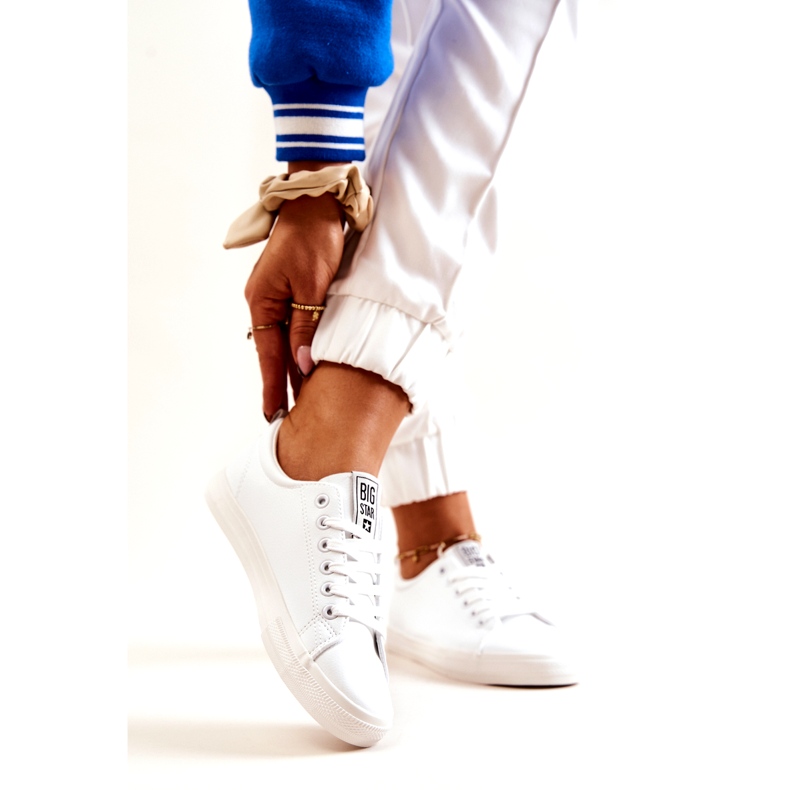 Nahkalenkkarit Big Star JJ274311 Valkoinen 3